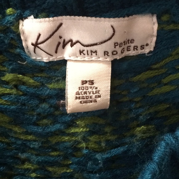 Pretty Pre-Owned Blue Sweater (Size Petite Small) - Picture 7 of 9